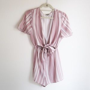 Show Me Your Mumu Gia Tie-Front Romper